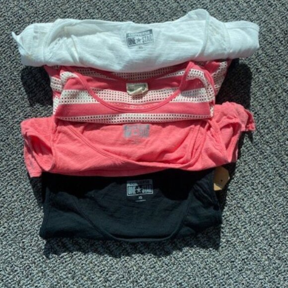 Four CONVERSE Womens Shirts, All Size XS (16" Across) / All Great Condition! - Picture 3 of 8